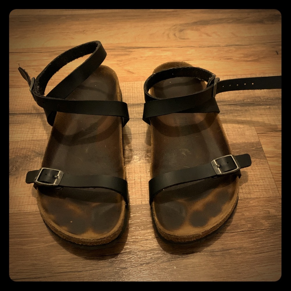BIRKENSTOCK Yara Birko-Flor Nubuck Multi-Straps